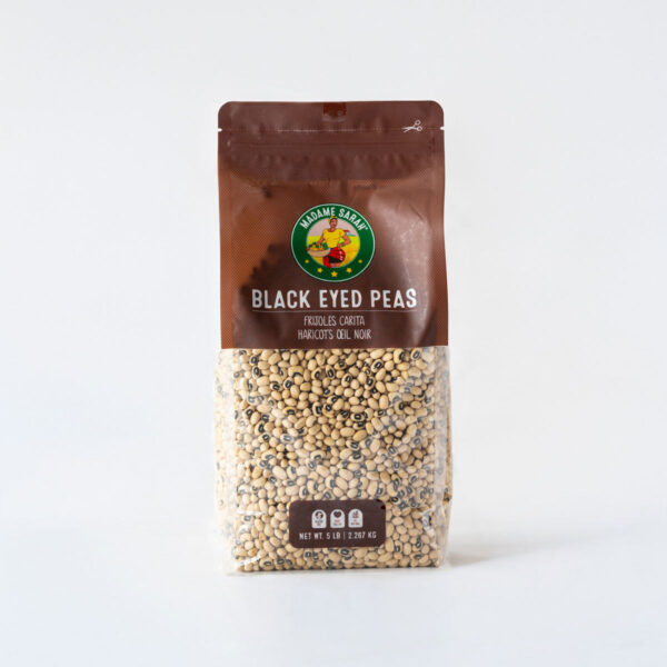 Dried Black-Eyed Peas | Frijoles Carita | Haricots Oeil Noir - 20 lb
